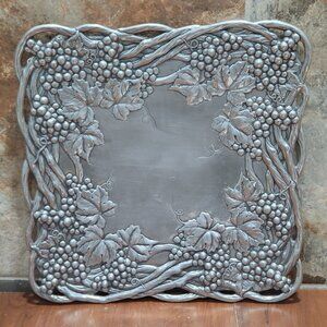 Arthur Court Grapevine Aluminum Tray 1993